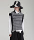 Geometric Jacquard Knit Vest